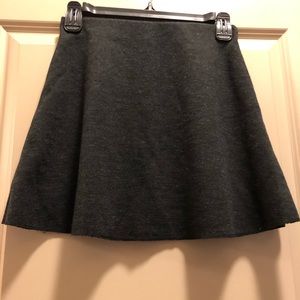 Knit mini skirt